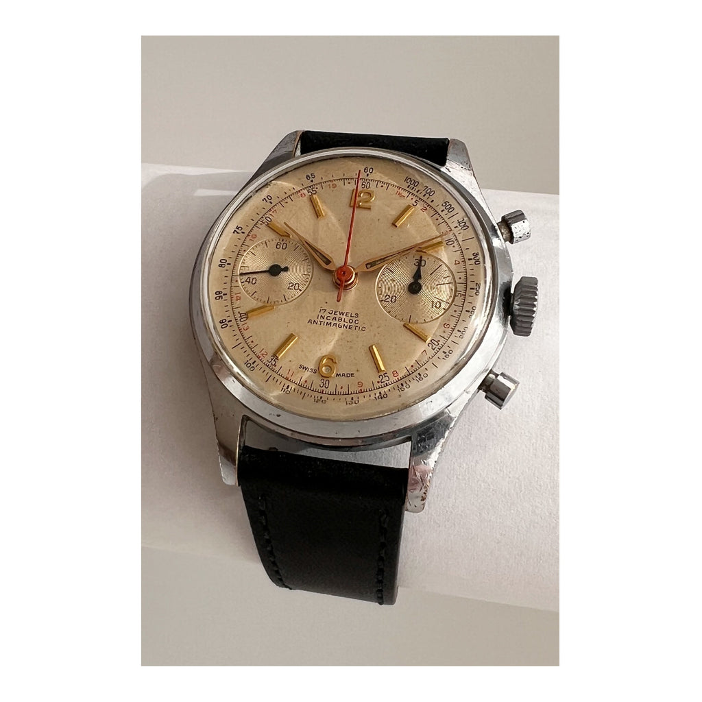 Landeron chronograph 36mm // preloved